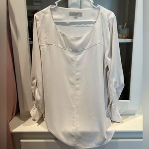 Loft Blouse Button sleeves